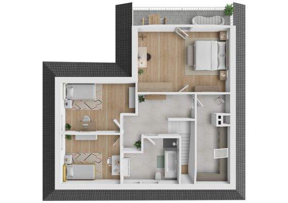 Grundriss Obergeschoss