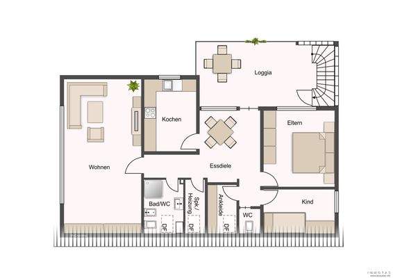 Grundriss Dachgeschoss