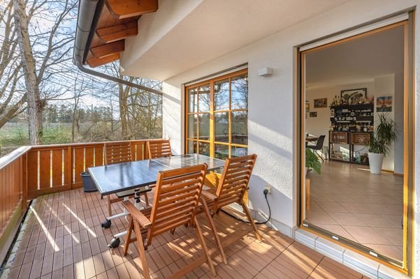Großer Balkon