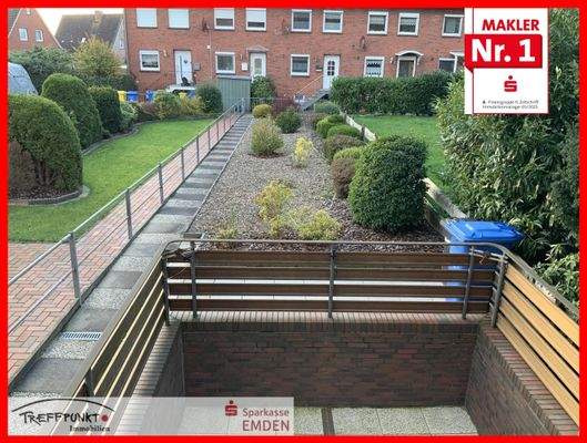 Blick in den pflegeleichten Garten