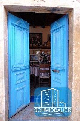 Kreta, Pompia: Traditionelles Haus in schöner Lage mit Innenhof zu verkaufen