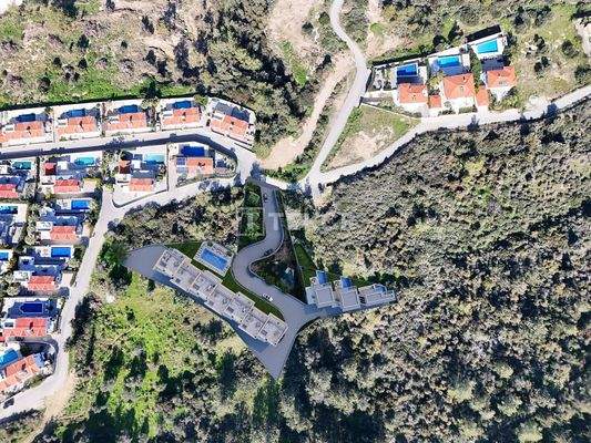 Apartments with Mountain and Sea Views in Girne Esentepe