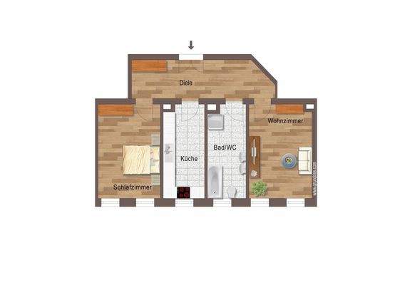 Leipzig - Anger-Crottendorf |Grundriss