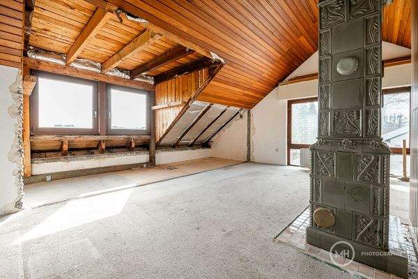 Schlafraum im Dachgeschoss