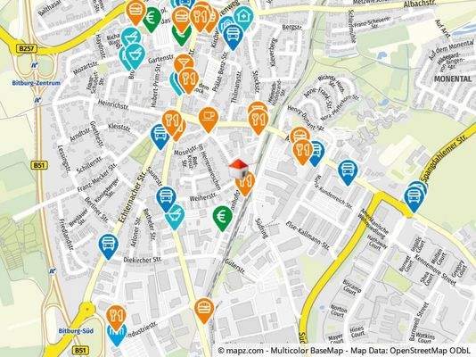 Geolyzer Kartenausschnitt