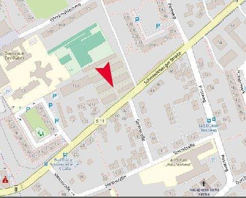 Lageplan Bad Düben Schmiedeberger Straße