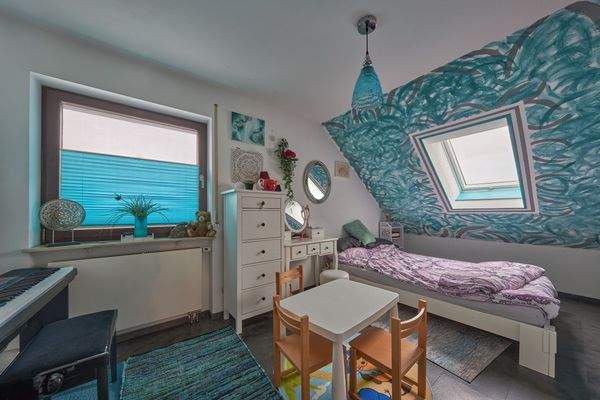 Kinderzimmer im Dachgeschoss