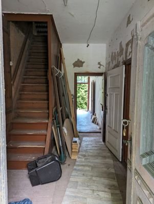 Treppe zum Dachboden (Mitte des Hauses)