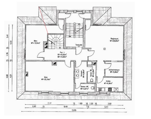 Grundriss Maisonette