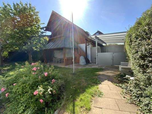 Blick vom Hauseingang