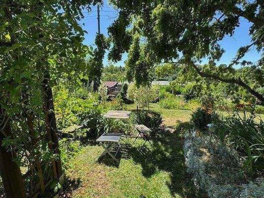 Gartengrundstück mit Sonnen-und Schattenplätzen