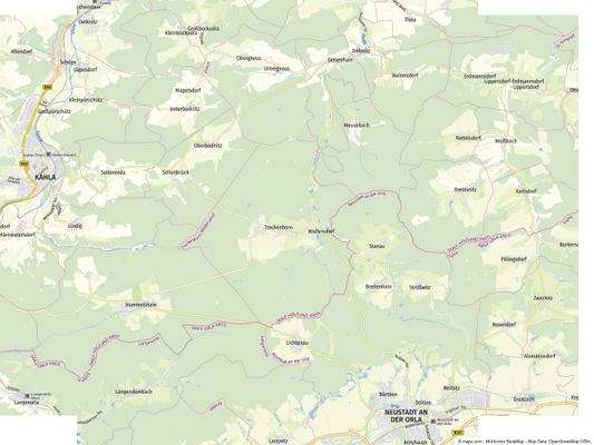 Geolyzer Kartenausschnitt