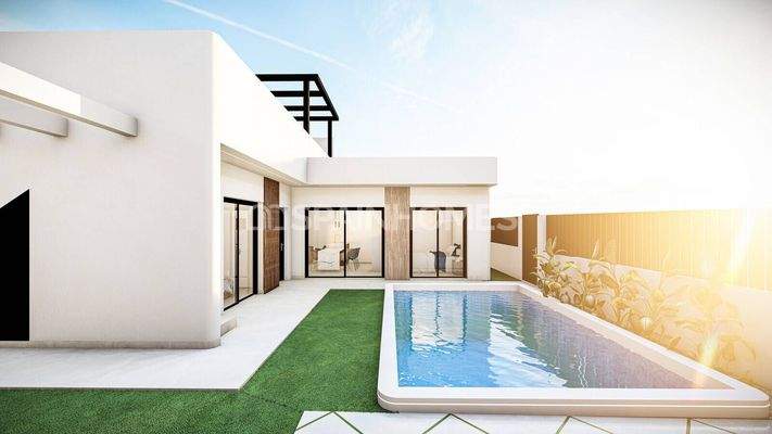 Detached Villas with Private Pools in Roldán Murcia