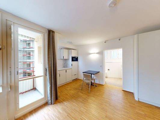 Wohn- und Schlafzimmer