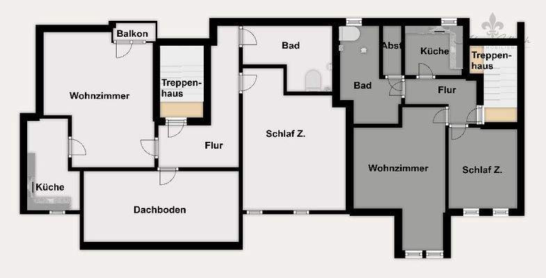 DG - Grundriss farbig