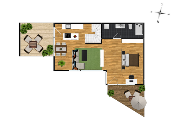 Grundriss 2. Obergeschoss