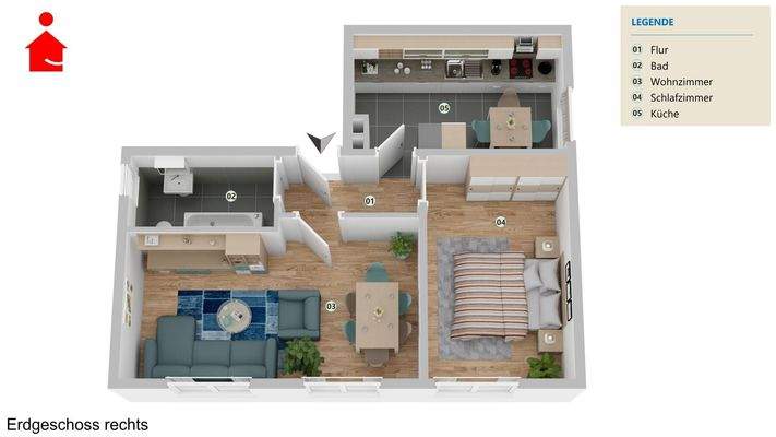 Grundrissvisualisierung