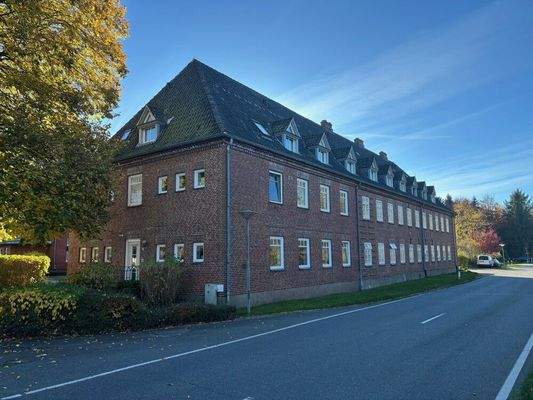 Die Zufahrt zu den Parkplätzen