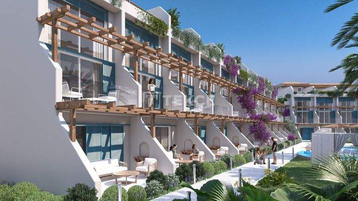 Apartments in a Seafront Complex in Girne Esentepe
