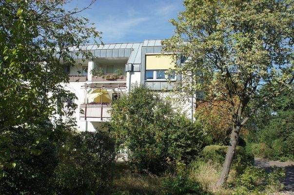 Blick auf die Wohnung und Loggia