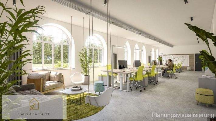 Gemeinschaftsbüro - Visualisierung