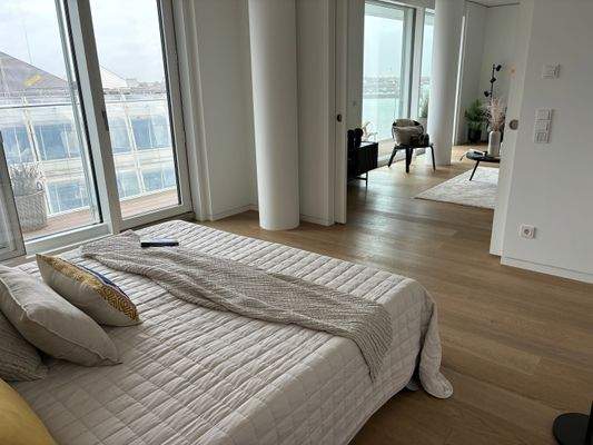 Blick vom Schlafzimmer