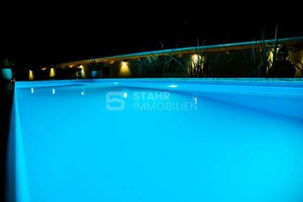 Pool mit Gegenstromanlage