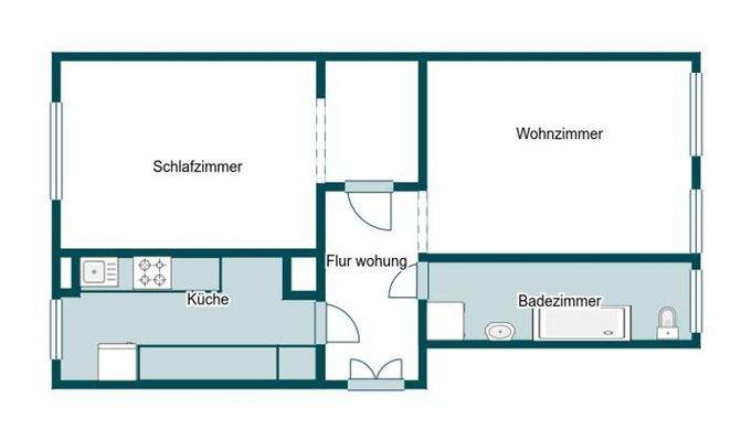 Grundriss Skizze 3.OG li