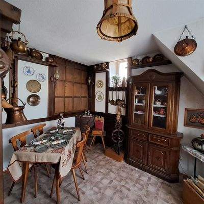 Wohn- u. Essbereich im Dachgeschoss