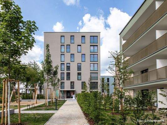 Baufortschritt Haus 7: Blick von Osten