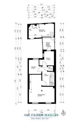 Grundriss Obergeschoss