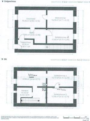 Vorderhaus EG+OG (renovierungsbedürfitg)