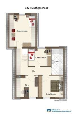 3221 Grundriss DG farbe