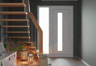 Inklusivausstattung Haustuer mit Seitenteil