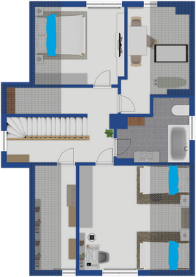 Haus 1 - Grundriss DG