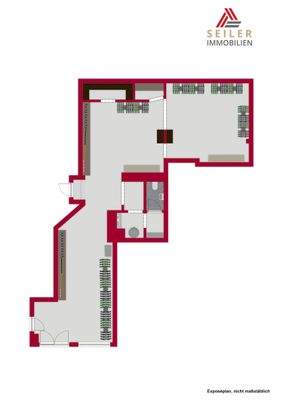 Ladengeschäft im Erdgeschoss