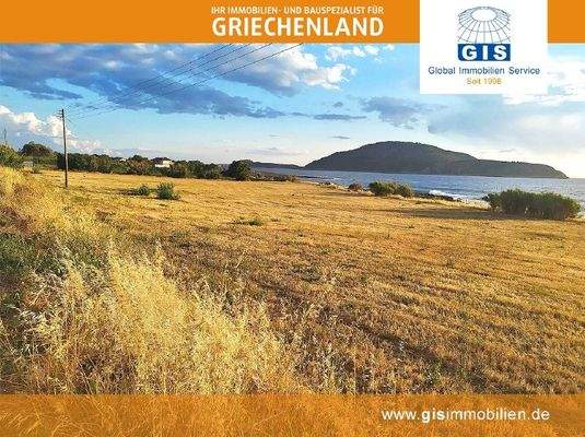 Blick auf die Insel Proti - kleines Grundstück