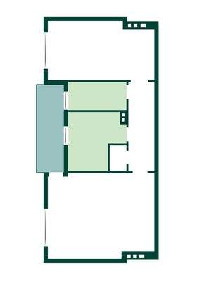 Grundriss 1. Obergeschoss Mitte