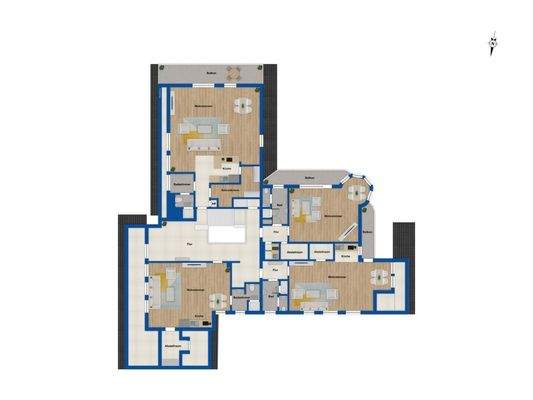 Grundriss Obergeschoss