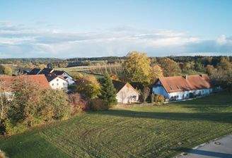 Blick zu Hopfenfelder 