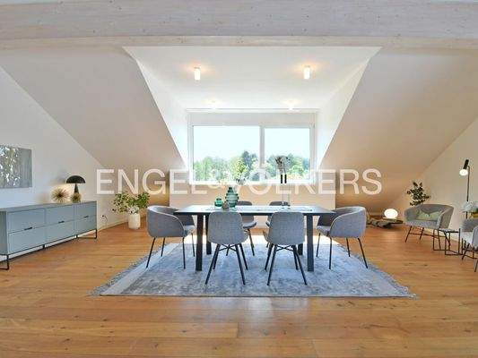 Der Essbereich, perfekt für Dinnerabende und gesellige Runden