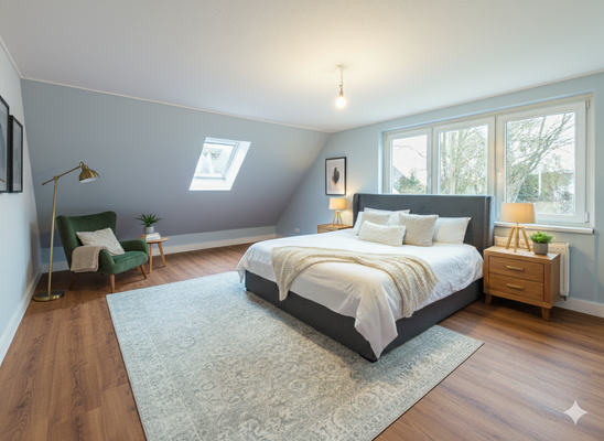 Schlafzimmer Staging
