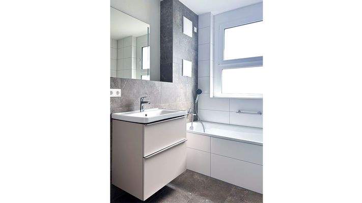 Musterwohnung: Badezimmer