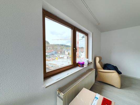 Blick vom Wohnzimmer