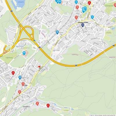 Geolyzer Kartenausschnitt