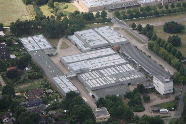 Gebäude vor der Ems