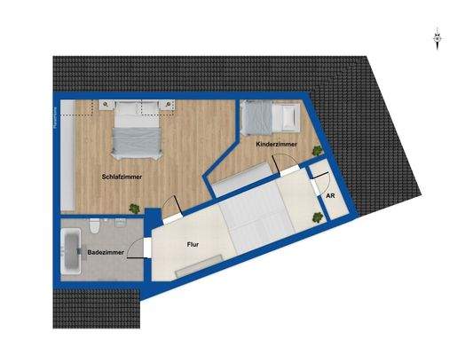 Grundriss - Dachgeschoss