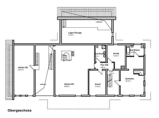 Grundriss Obergeschoss
