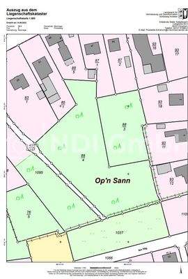 flurkarte Moorrege wald