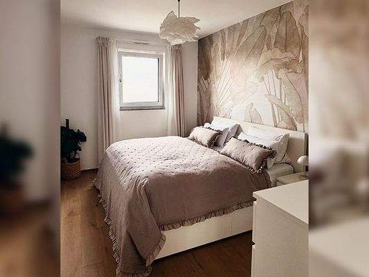 Schlafen mit Blick in die Bäume